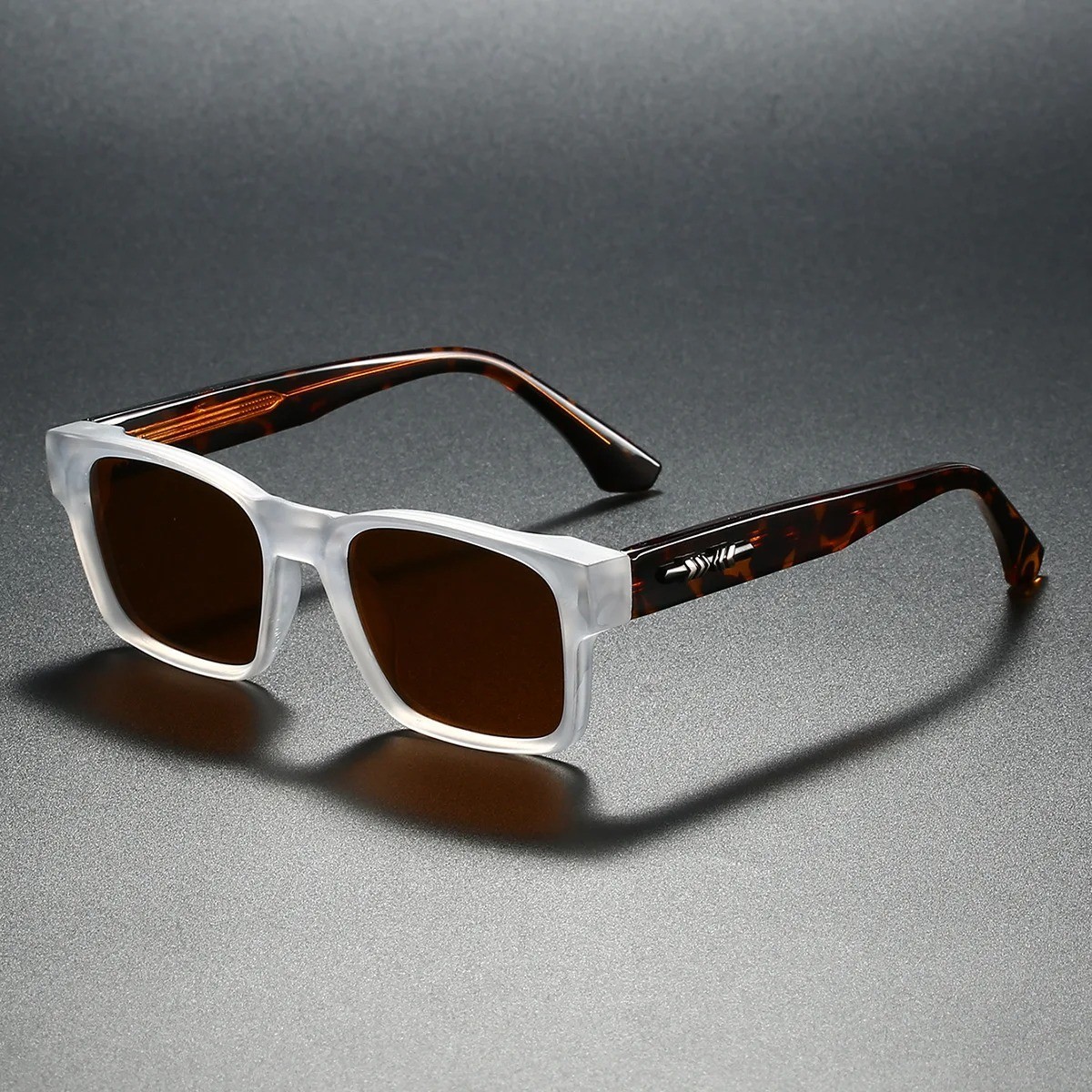 Quality Square Polarized Sunglasses Men Metal Core UV400 Unisex Sun Glasses Trav