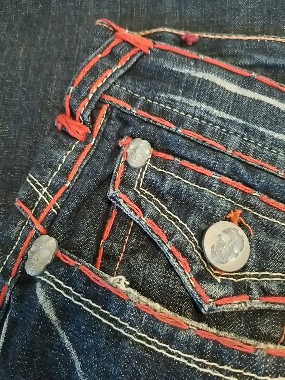 Laguna Beach Jeans Men’s 36 x 34 Denim Red Stitch Made In USA