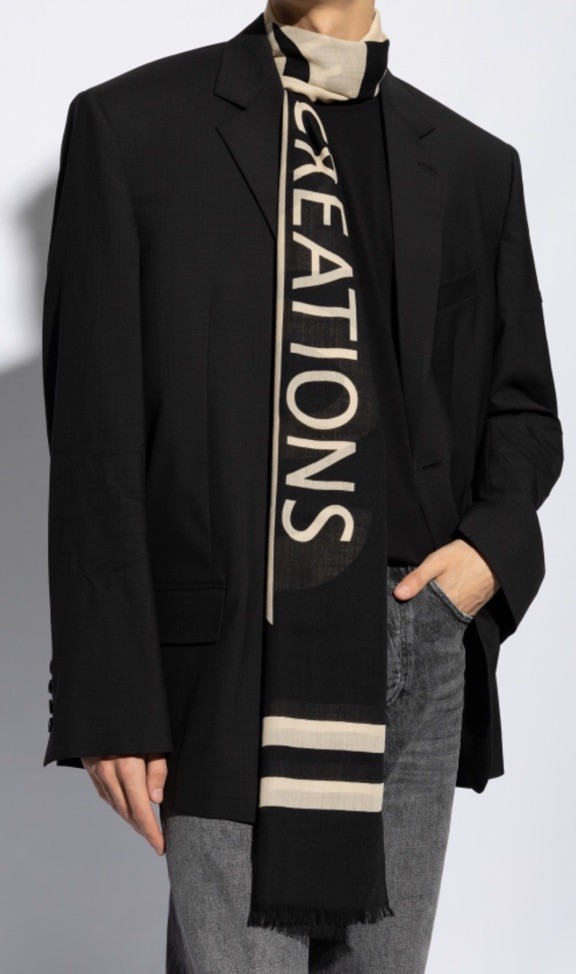 NWT Salvatore Ferragamo 100% Wool Scarf 200cm x 70cm Luxury Designer Wrap Italy