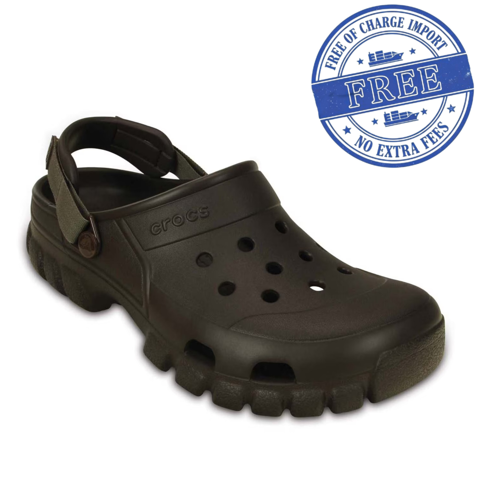 SALE!! Crocs Unisex Offroad Sport Clogs Comfortable Espresso/Walnut Width Medium