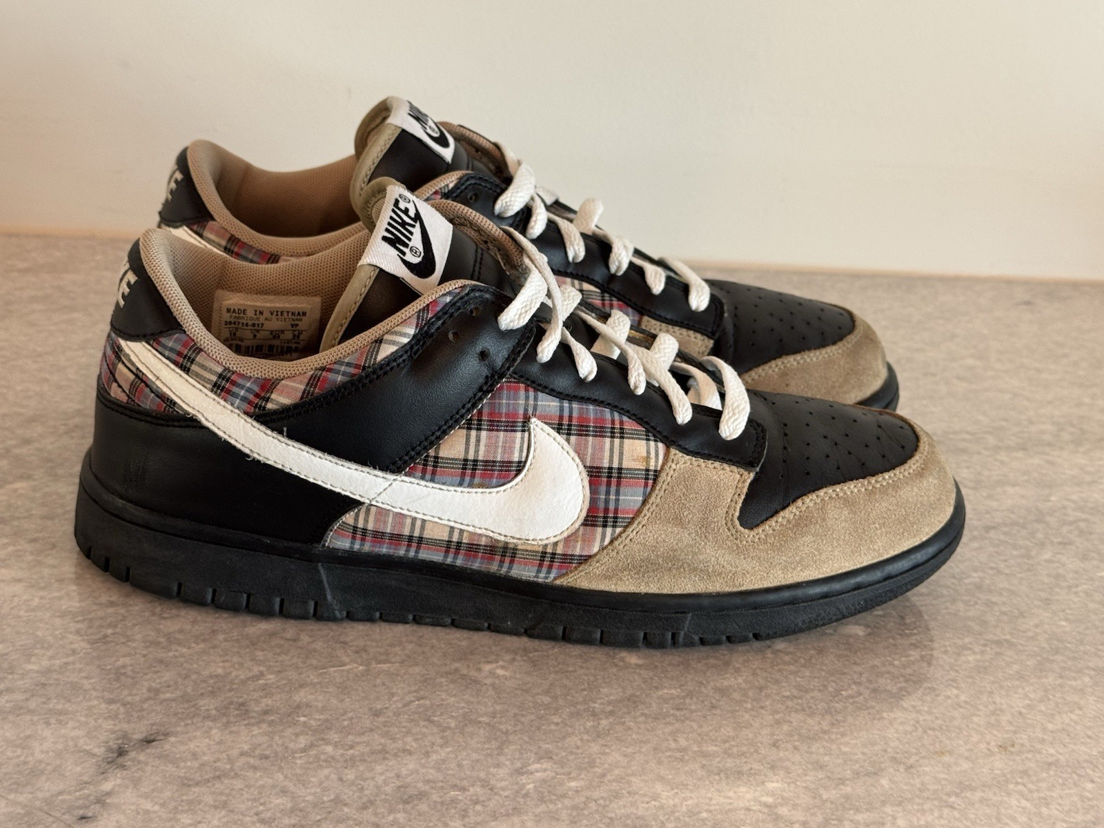 Nike Dunk Low Premium ‘Tartan Plaid’ 304714-017 Travis Scott Type (Men’s Size 9)