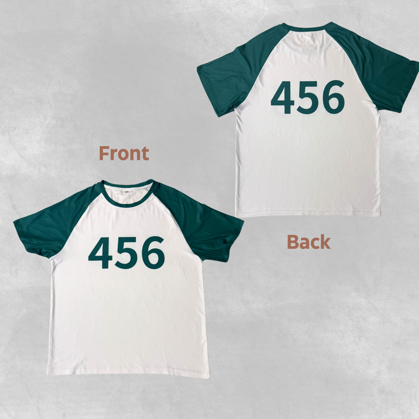 Player Numbered T-shirt Unisex Cosplay Outfit Halloween Costume