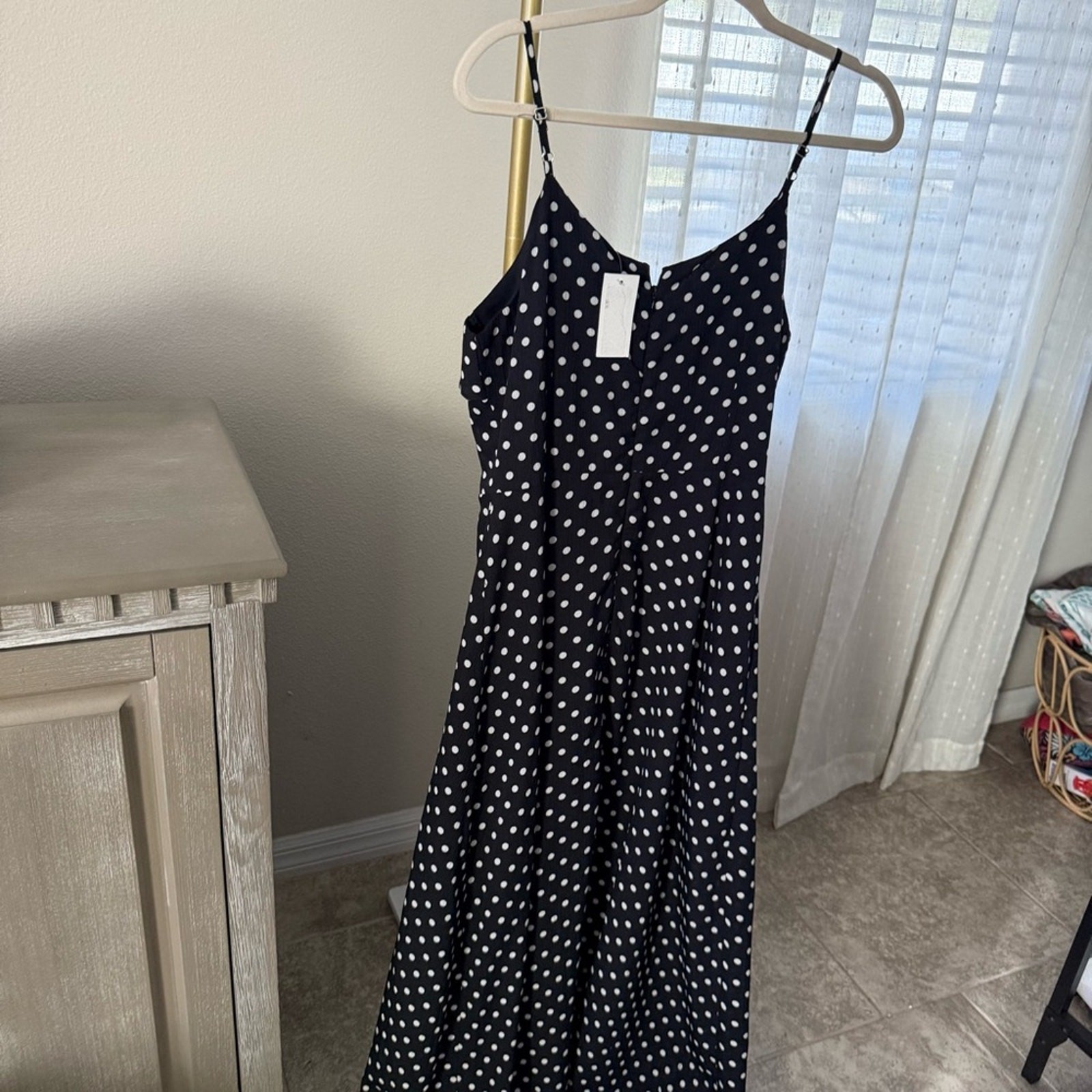 Sugarlips Monochrome Polka Dot Dress