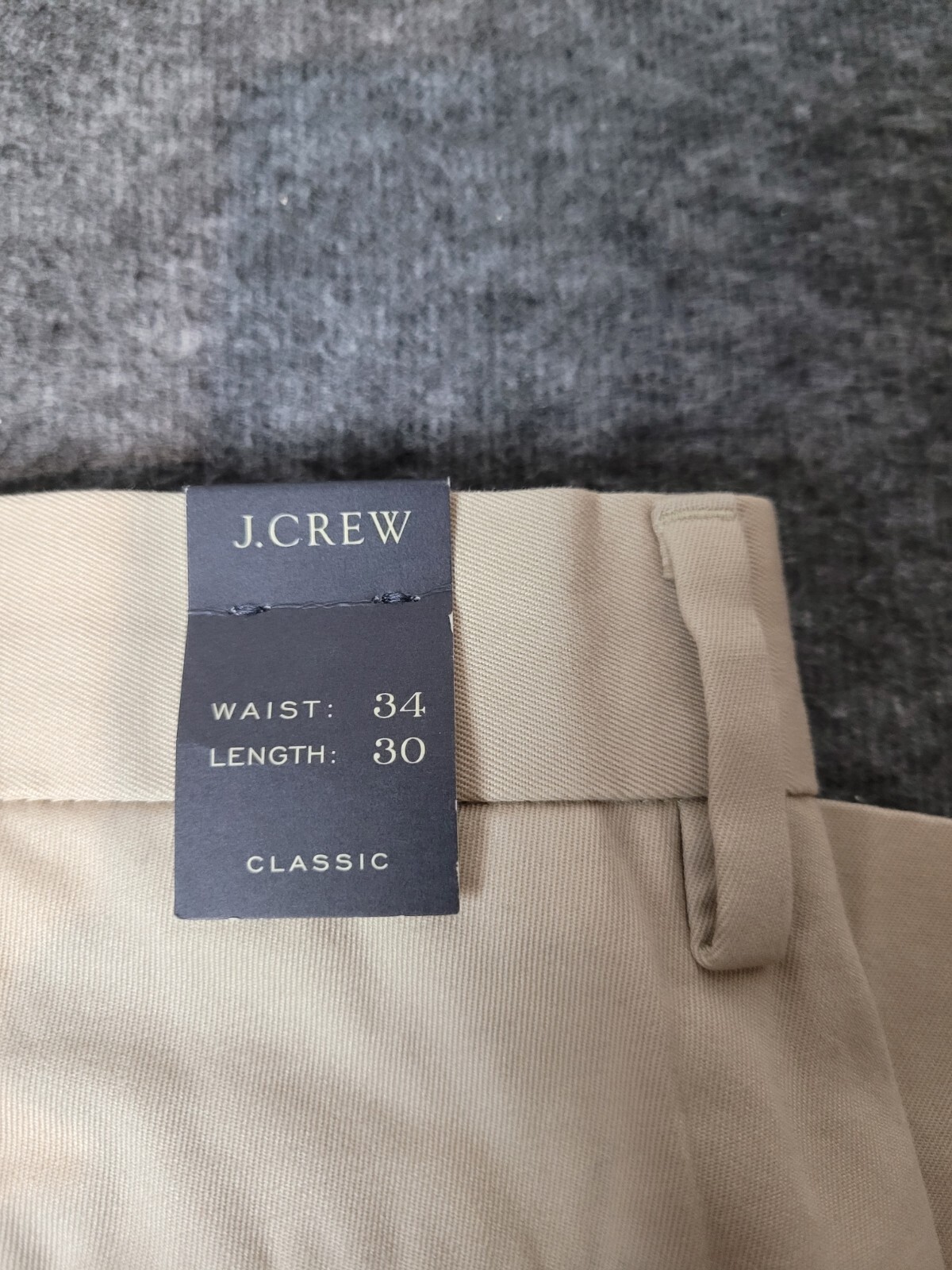 J. Crew Bowery Pant Men’s Size 34×30 Slim-Fit Kakhis New