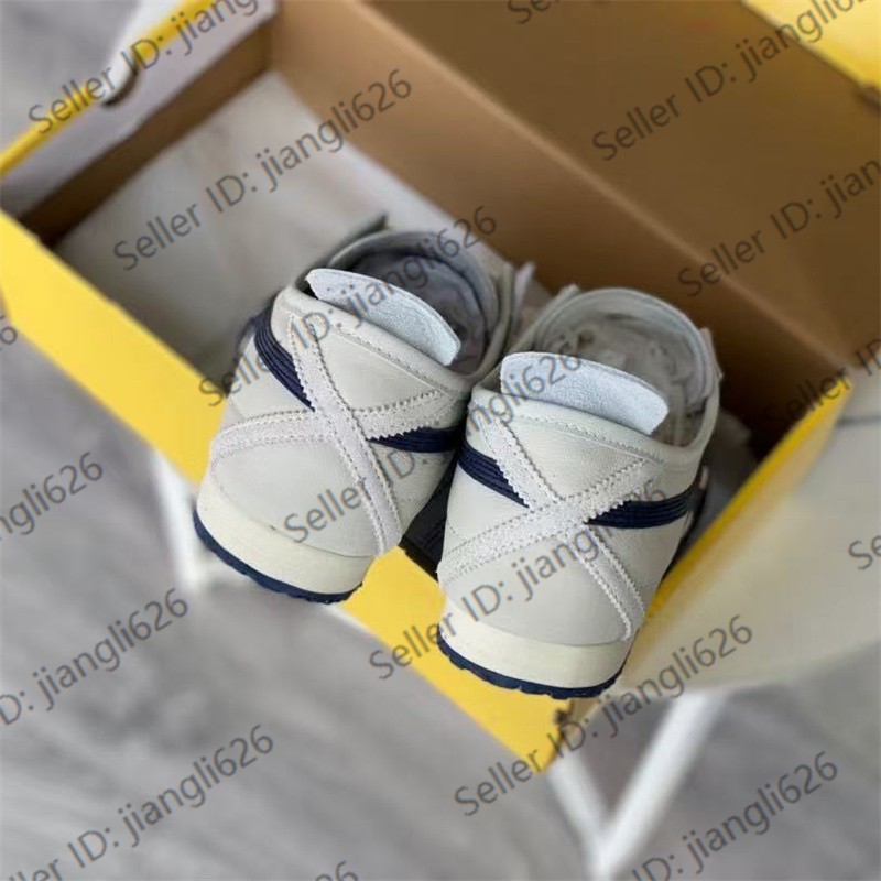 NEW Onitsuka Tiger MEXICO 66 ‘SD’ 1183A727 101 Beige Navy Blue Red