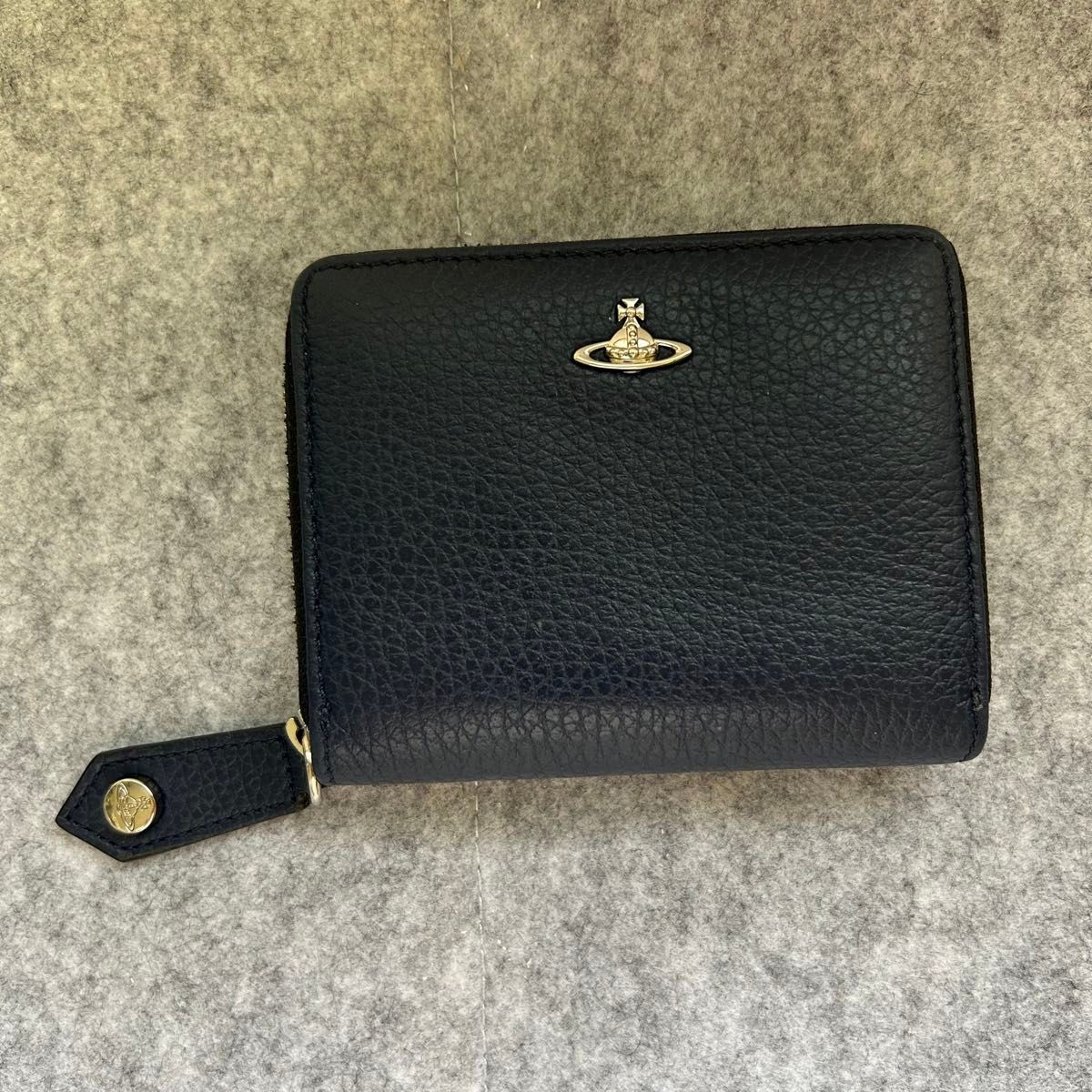 Women’s Wear Vivienne Westwood Vivienne Westwood Bi fold Wallet Orb Navy Round Z