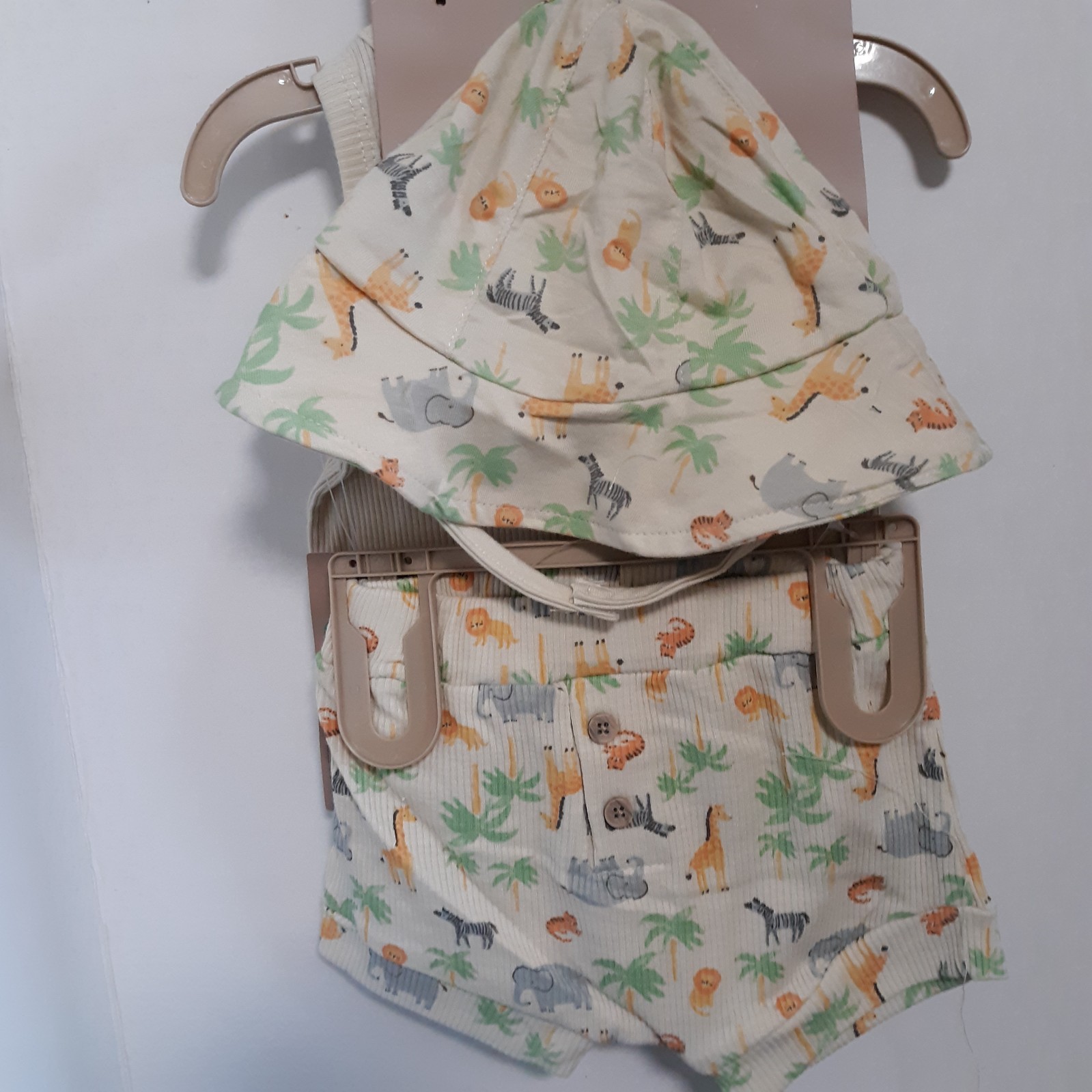 Chickpea 3pc Summer Set 0/3 mo LOVE MY DADDY giraffes