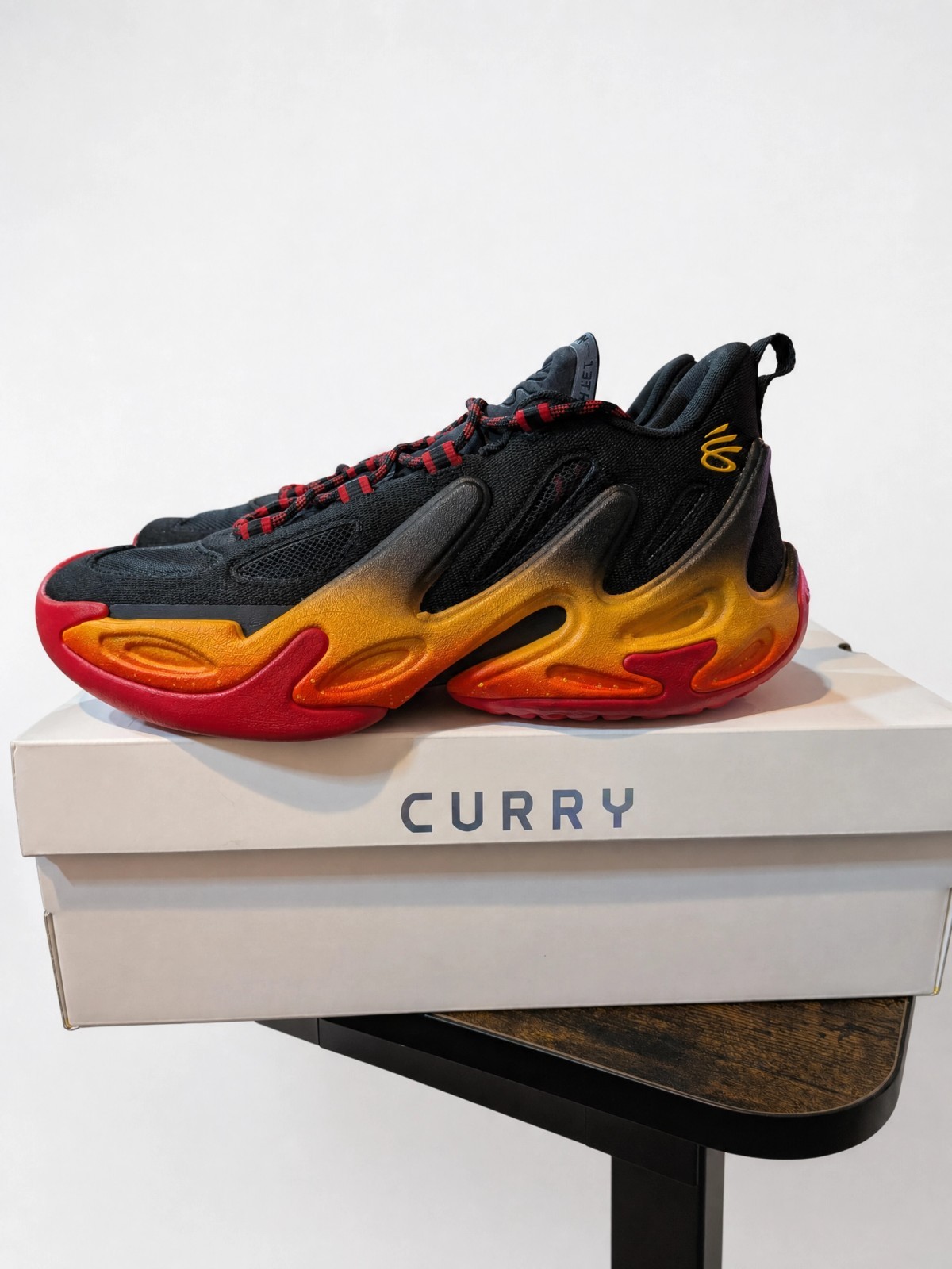 Under Armour Curry 13 Basketball Black/Red/Orange/Yellow 6007670-002