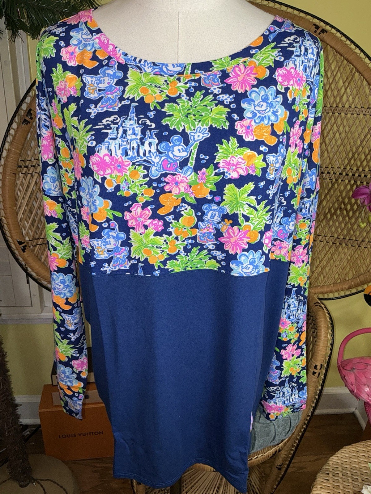 Lilly Pulitzer NWT Finn Top Lilly Loves Disney Size L,XL