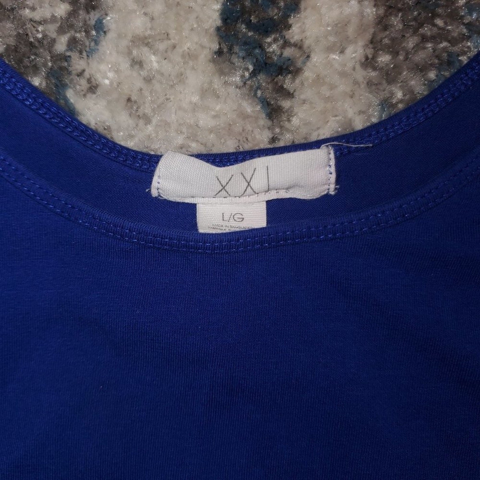 F21 Royal Blue Top || sz Large