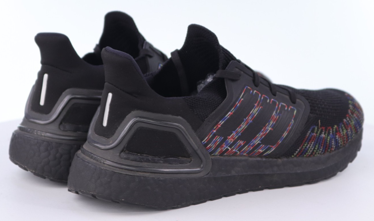Adidas Ultra Boost 2.0 Men’s Running Shoes Size 9.5 M Black Multi Color EG0711