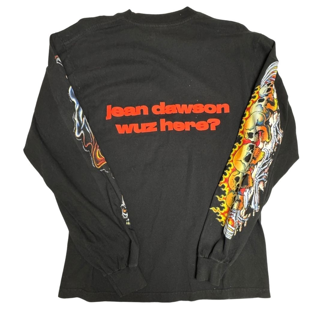 Jean Dawson Seasonal World Glimpse Long Sleeve Tour Shirt Skull Graphic Small