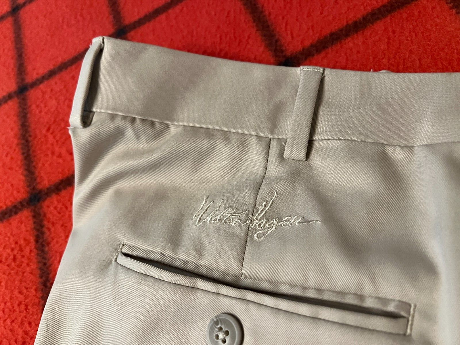 Walter Hagan Men’ Sz 40×31.5 Smooth Comfortable Dress Pants Flat Front High Rise