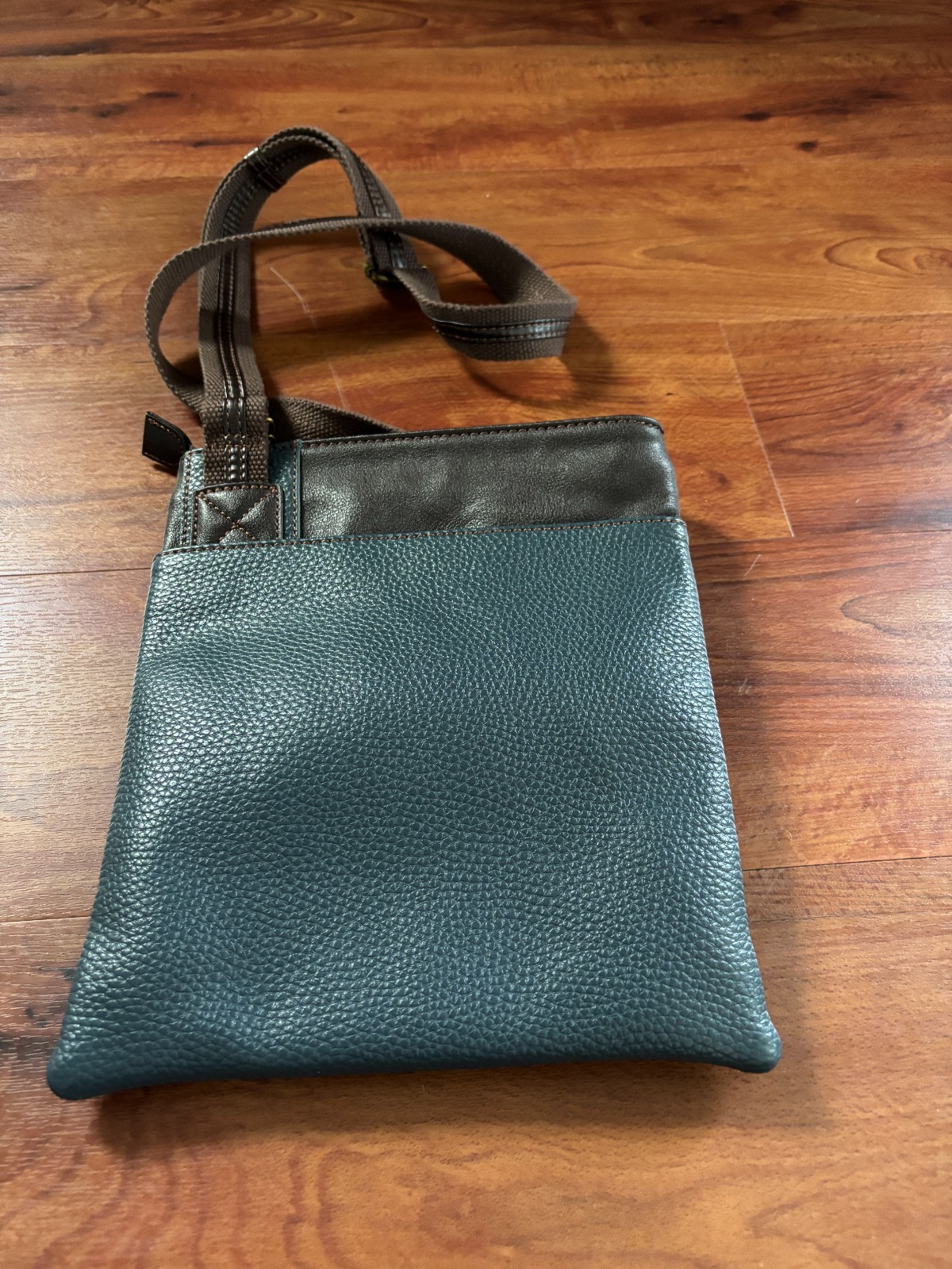 Chala Blue and Brown Crossbody with Dragonfly keychain