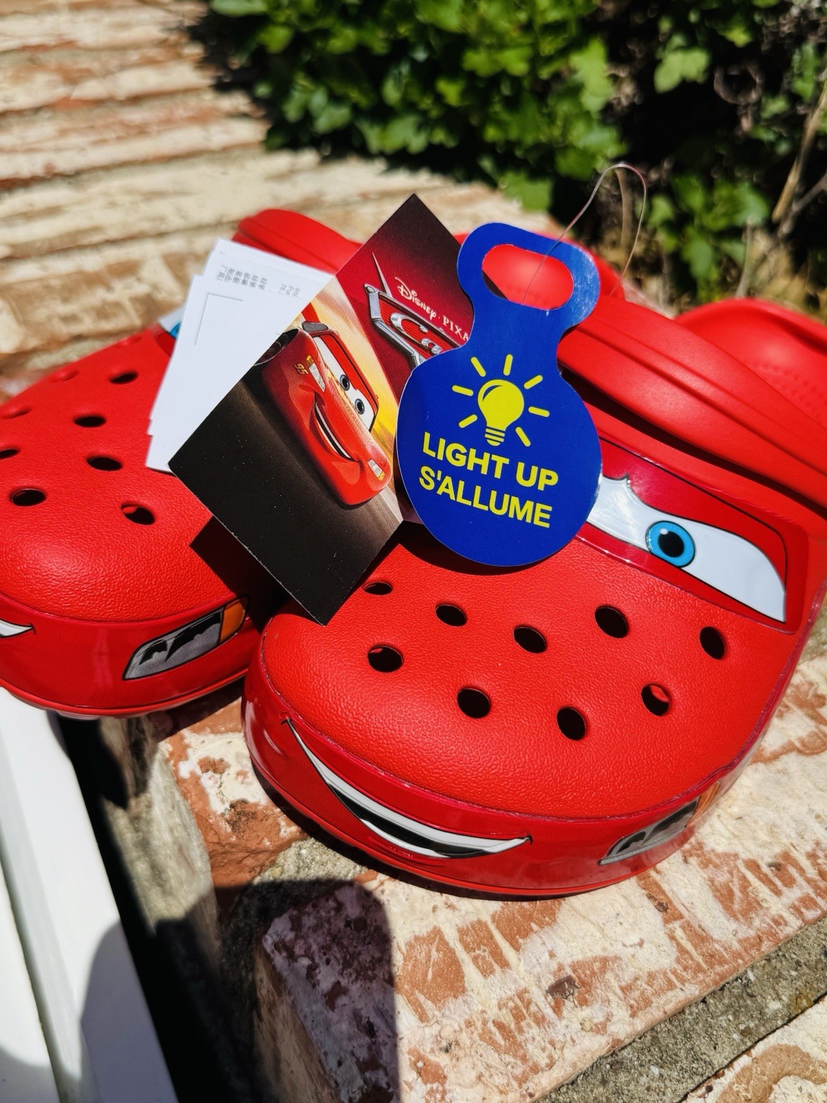 Crocs J3 Junior Lighting McQueen Light Up ⚡️NWT New with Tags Fast Shipping. ⚡️