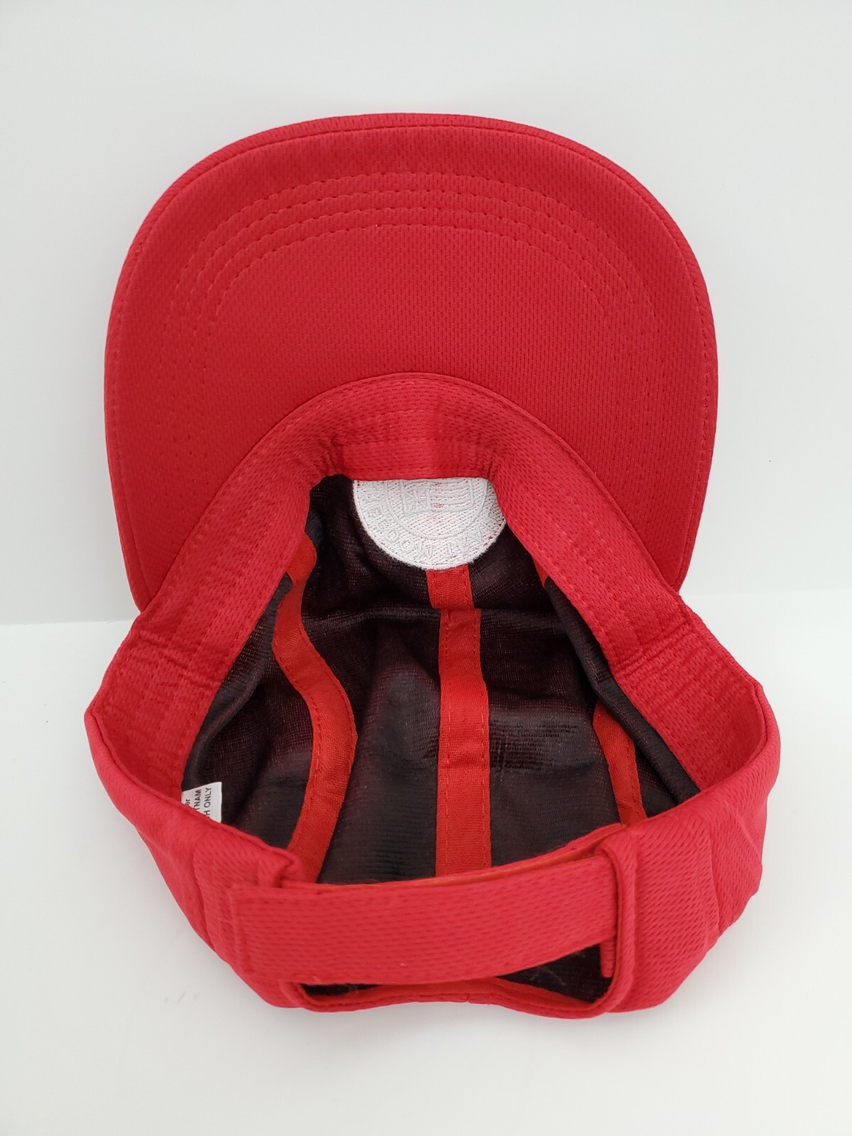 Freedom Trail Run Boston Strapback Hat Adult Red Massachusetts Embroidered Cap