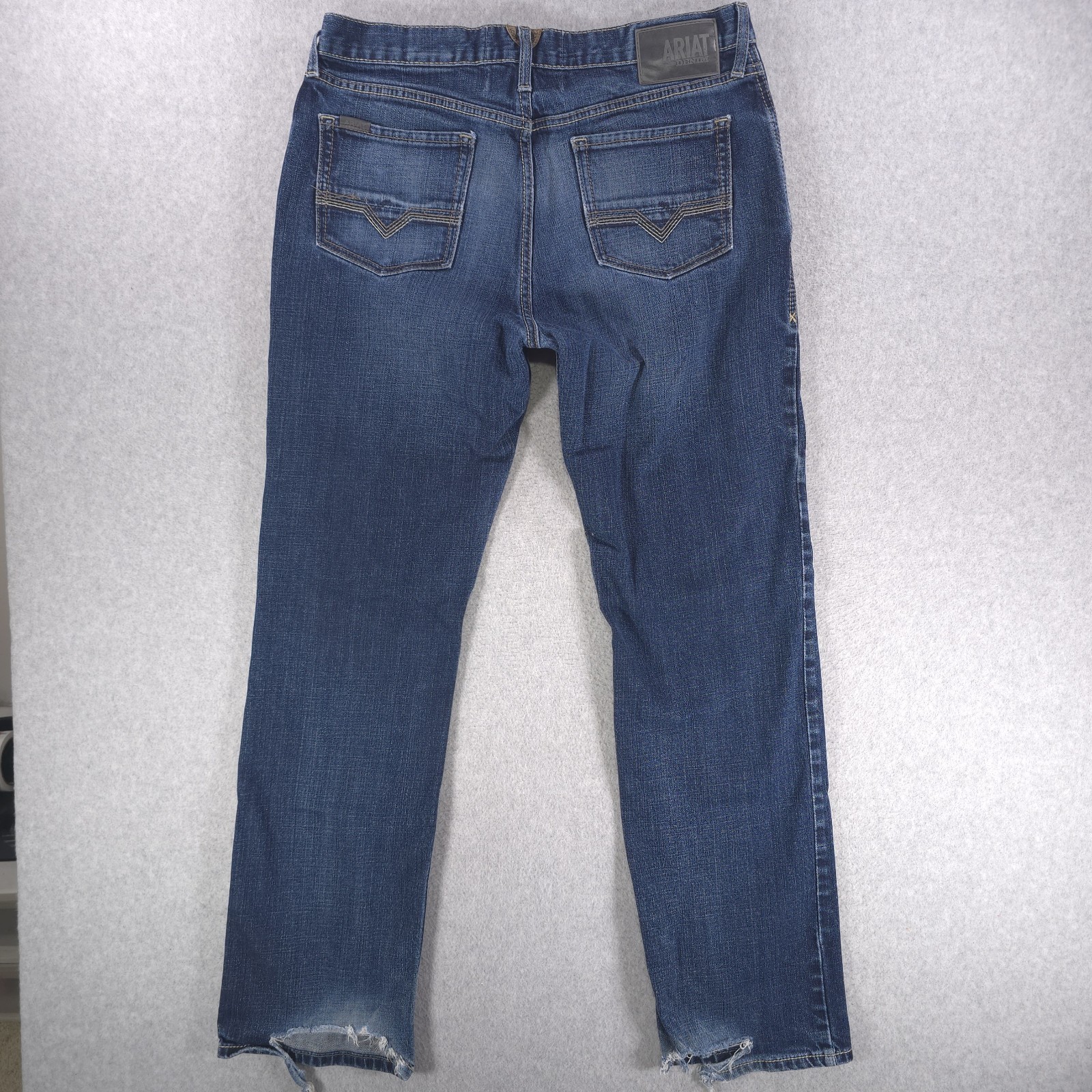 Ariat M2 Relaxed Boot Cut Western Cowboy Ranch Flex Denim Jeans Mens 34×34