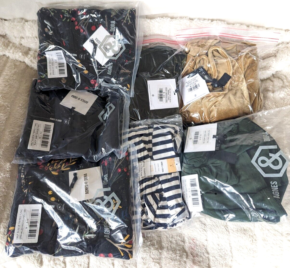 Agnes & Dora TUNICS Bundle LOT 21 Pieces NWT 💕 Sizes XS M L XL XXL RETAIL$800