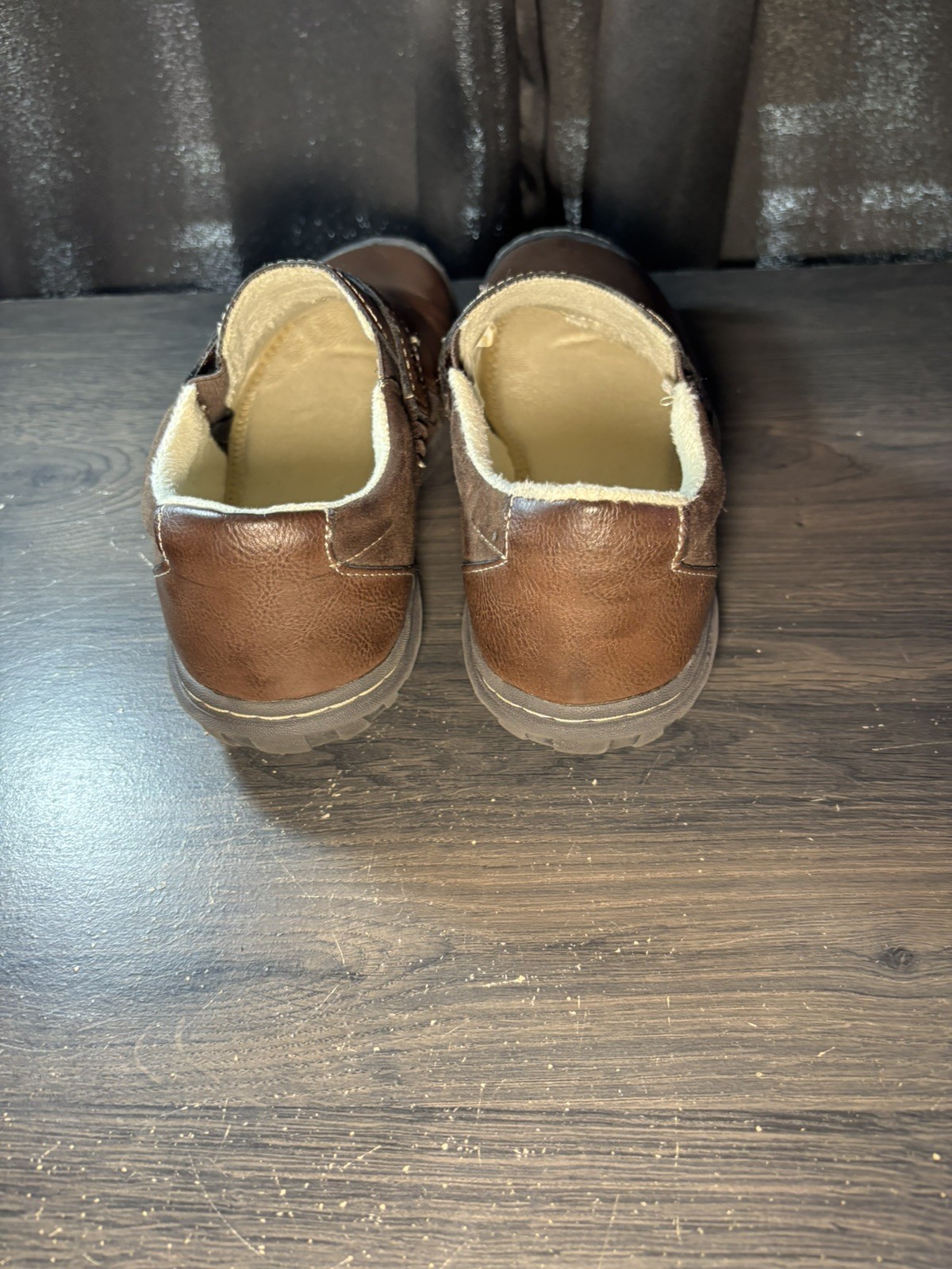 EUC JBU by JAMBU Blakely Woman’s Size 8M Brown Shoes Vegan Leather Textile