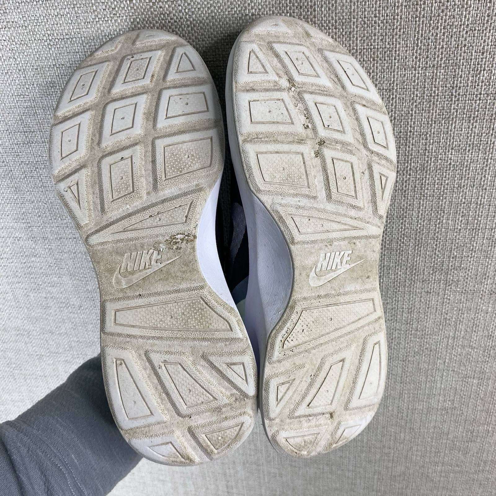 Nike Wearallday Sneakers Womens 7 Gray Mint Green Lace Up Running Shoes