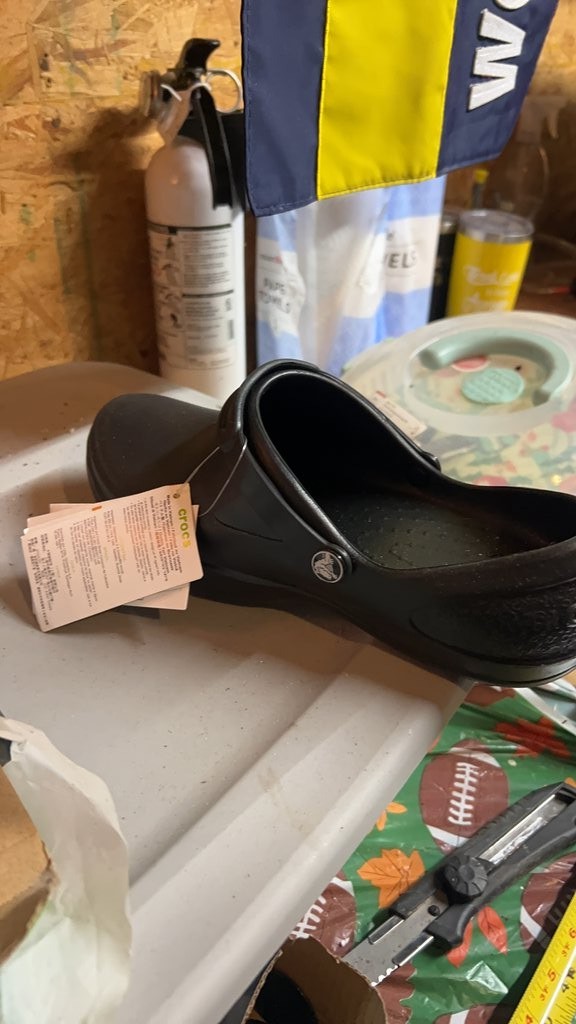 Black Crocs Clogs with Tags