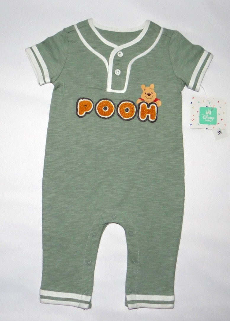 Baby boy, 12 months, Disney Baby Winnie the Pooh coveralls/SEE DETAILS ON SIZE~