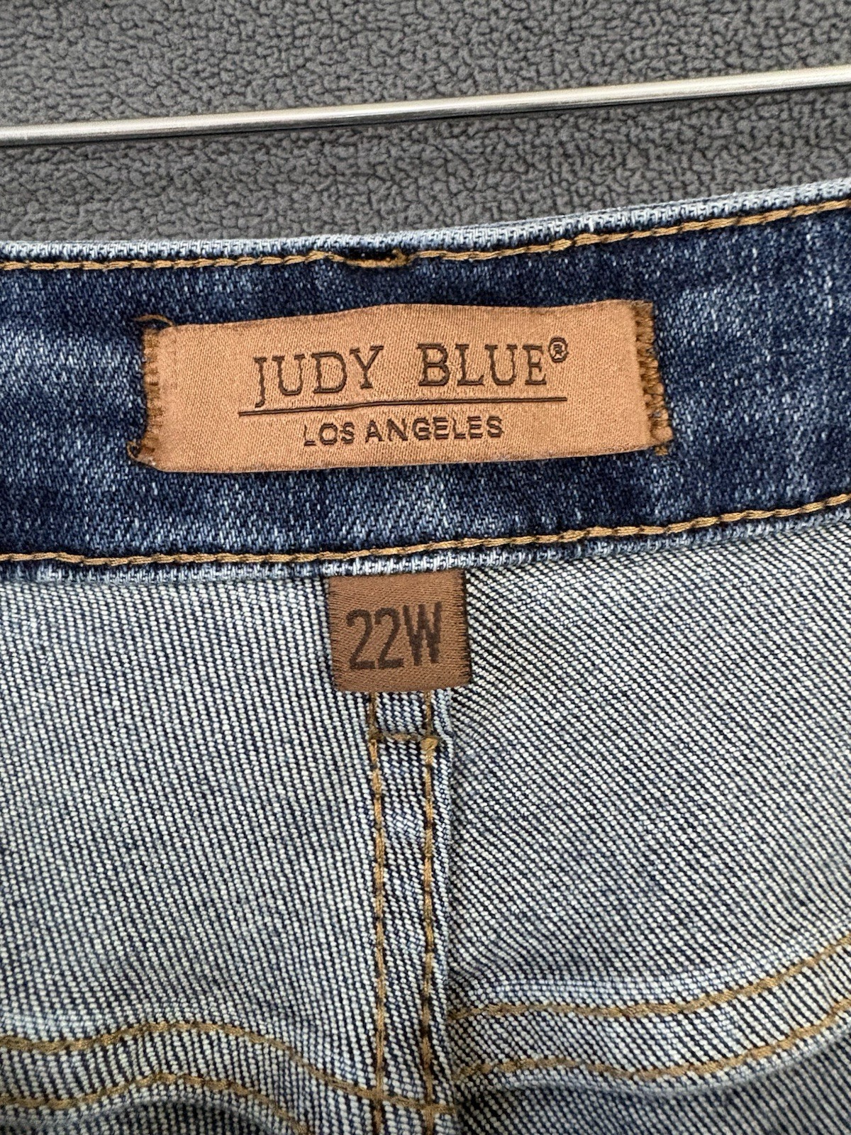 Judy Blue Jeans Womens Size 22 Slim Stretch Distressed High Waist Denim JB88776