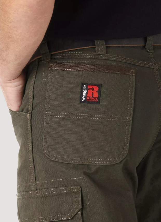 Wrangler RIGGS Workwear Ripstop Ranger Cargo Pant Color Loden Size 40×32