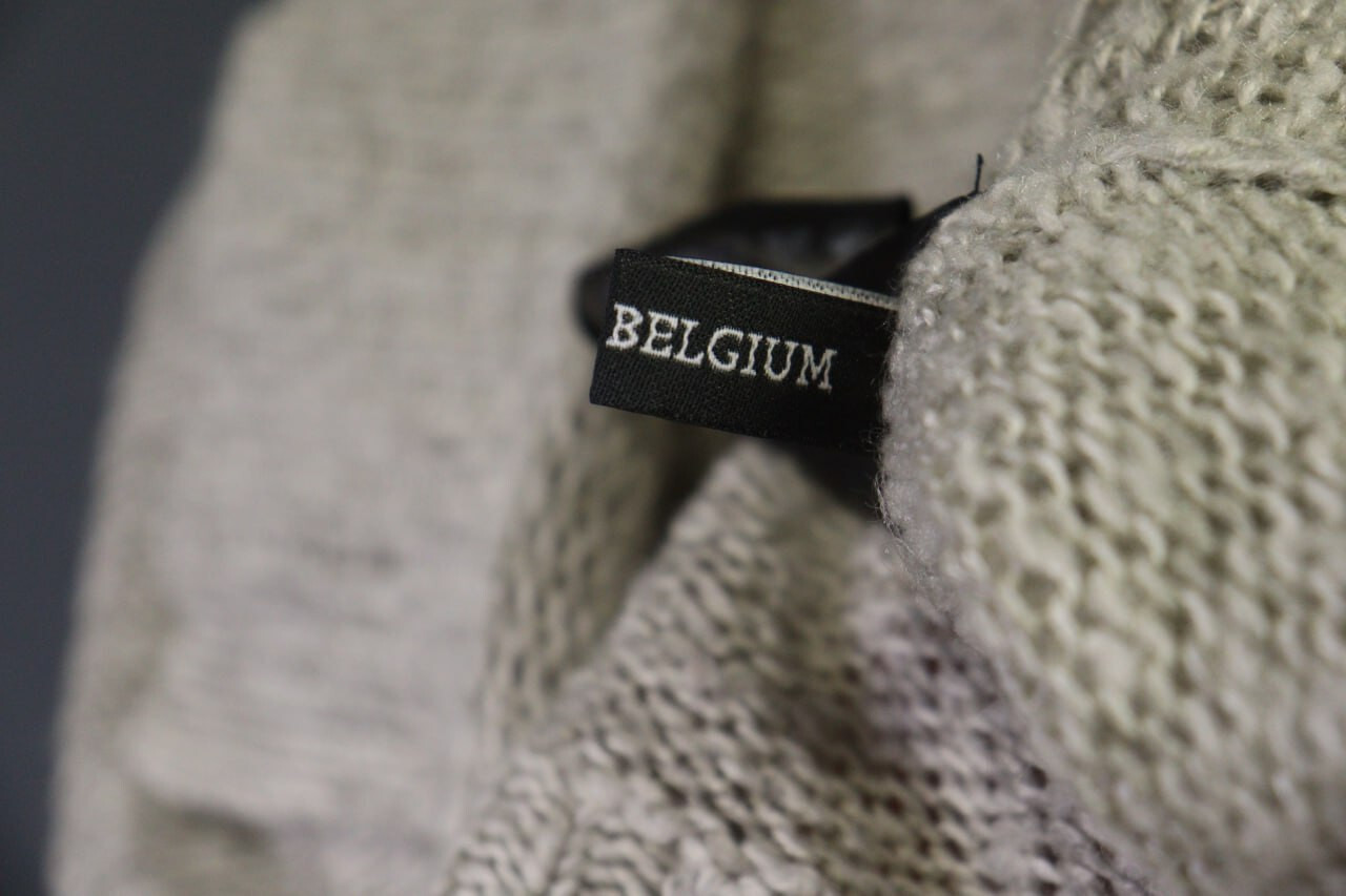 Ann Demeulemeester Ivory Turtle Neck Wool Knit Sweater Size L