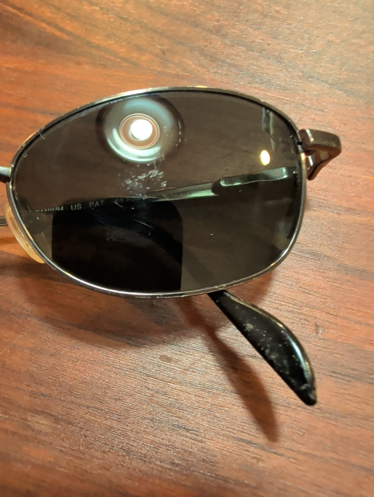 Maui Jim Hulu Sunglasses MJ-551-02 Gunmetal Titanium Polarized Black