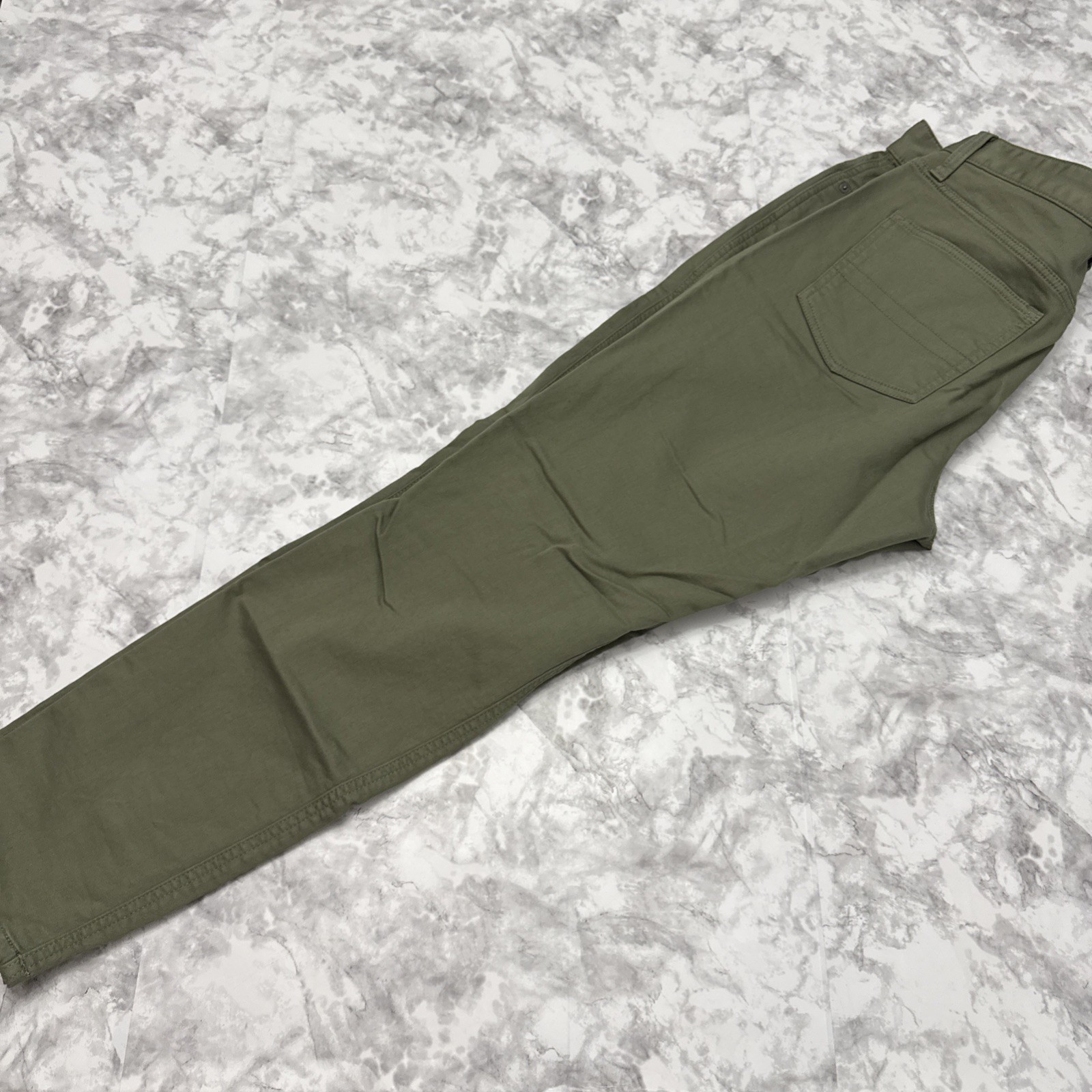 Tommy Hilfiger THFlex Men’s Olive Green Chino Size 34×32 Stretch Straight Slim