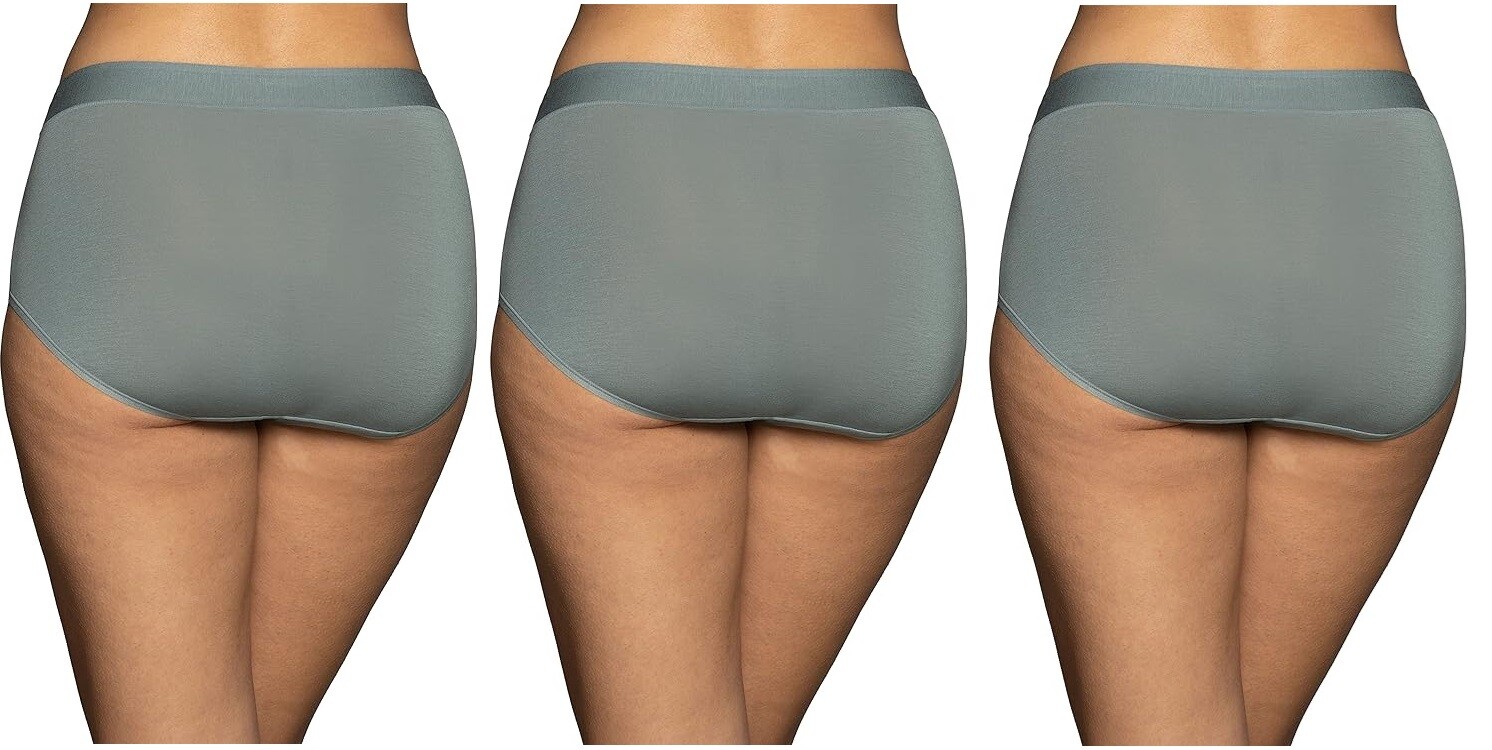 3 Pairs Vanity Fair Women’s Beyond Comfort Brief Modal 13251
