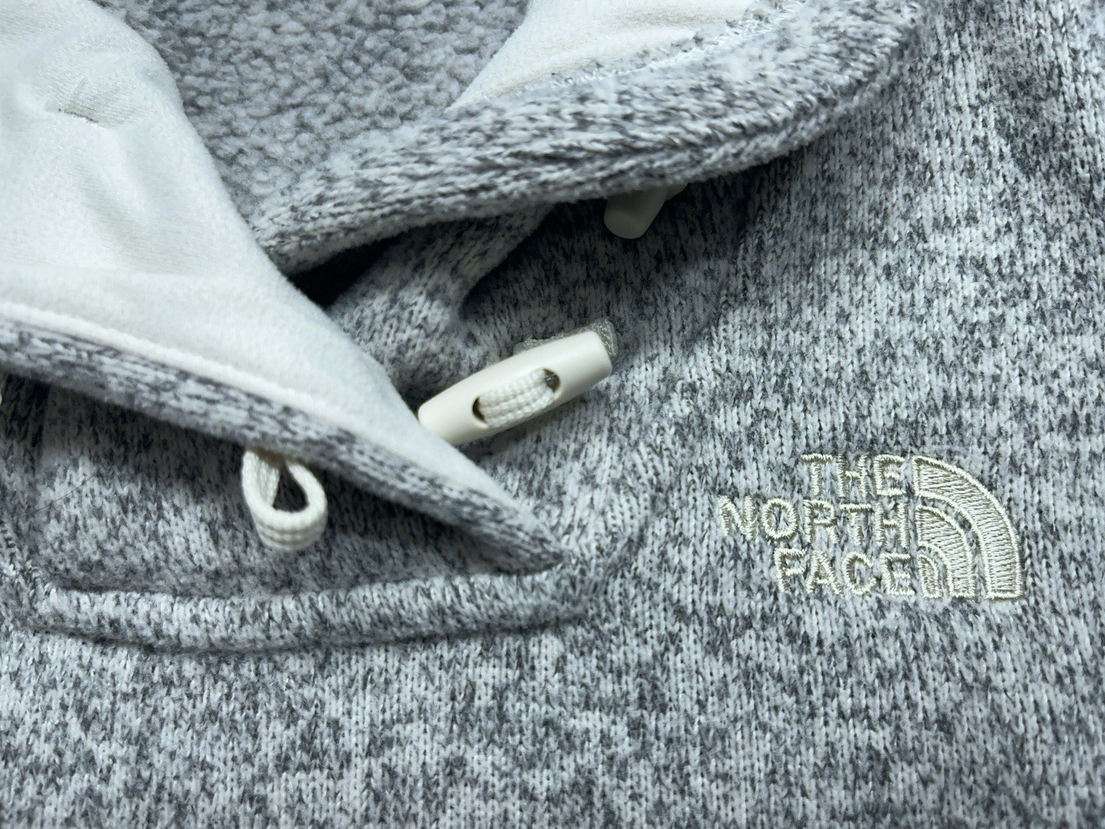 The North Face Fleece Hoodie Womens Size Small Toggle Button Pullover Jacket