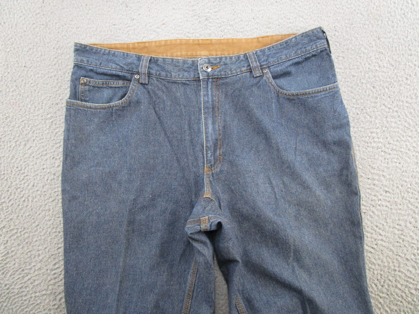 Duluth Trading Co. Ballroom Jeans 40×32 Regular Fit Straight Cotton Denim 64012