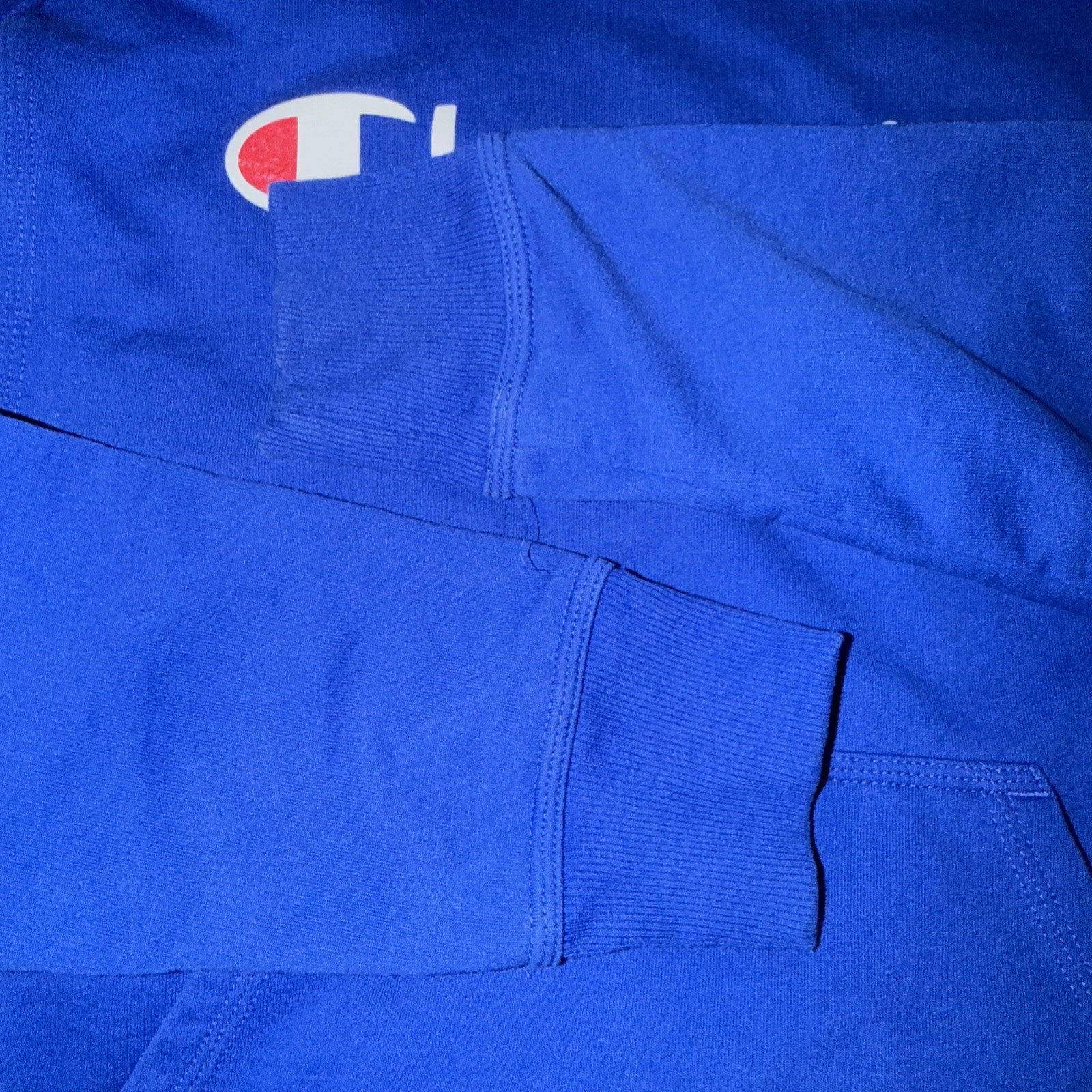 NWT Champion Powerblend Men’s Pullover Hoodie Royal Blue Sports School Small