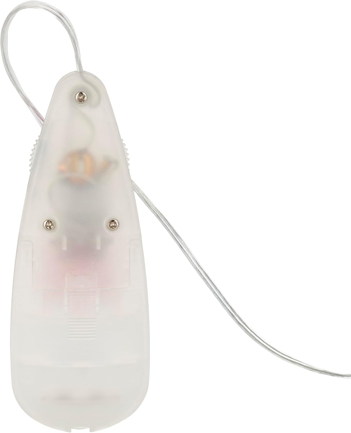 CalExotics Slim Teardrop Bullet Vibrator, easy controller and Silver