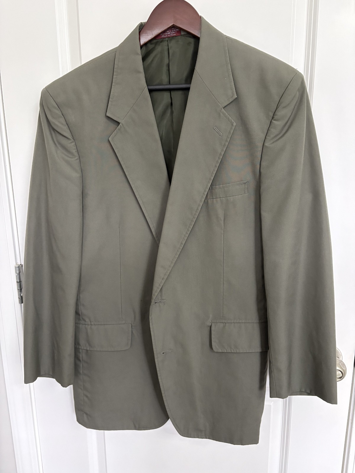 Men’s Blazers/ Sports Coats- Casual Blazer- 42L – Olive – Great Deal!