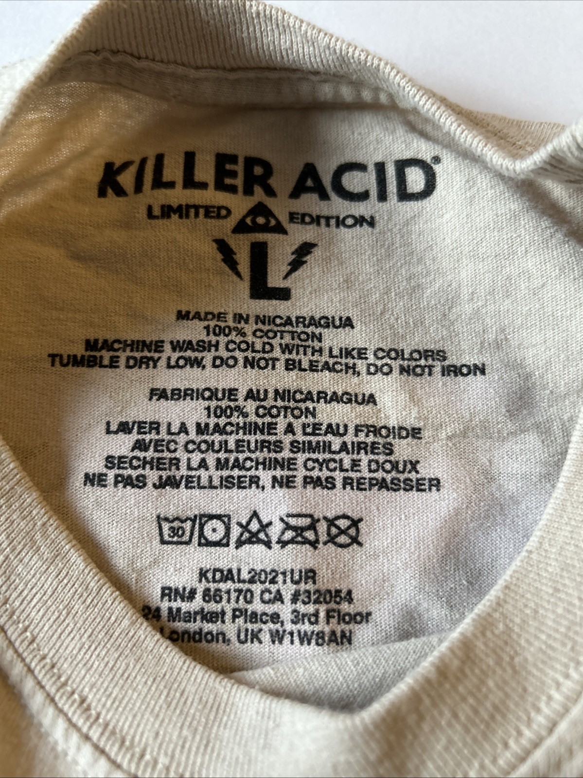 Killer Acid Take A Hike Long Sleeve Shirt Size Large