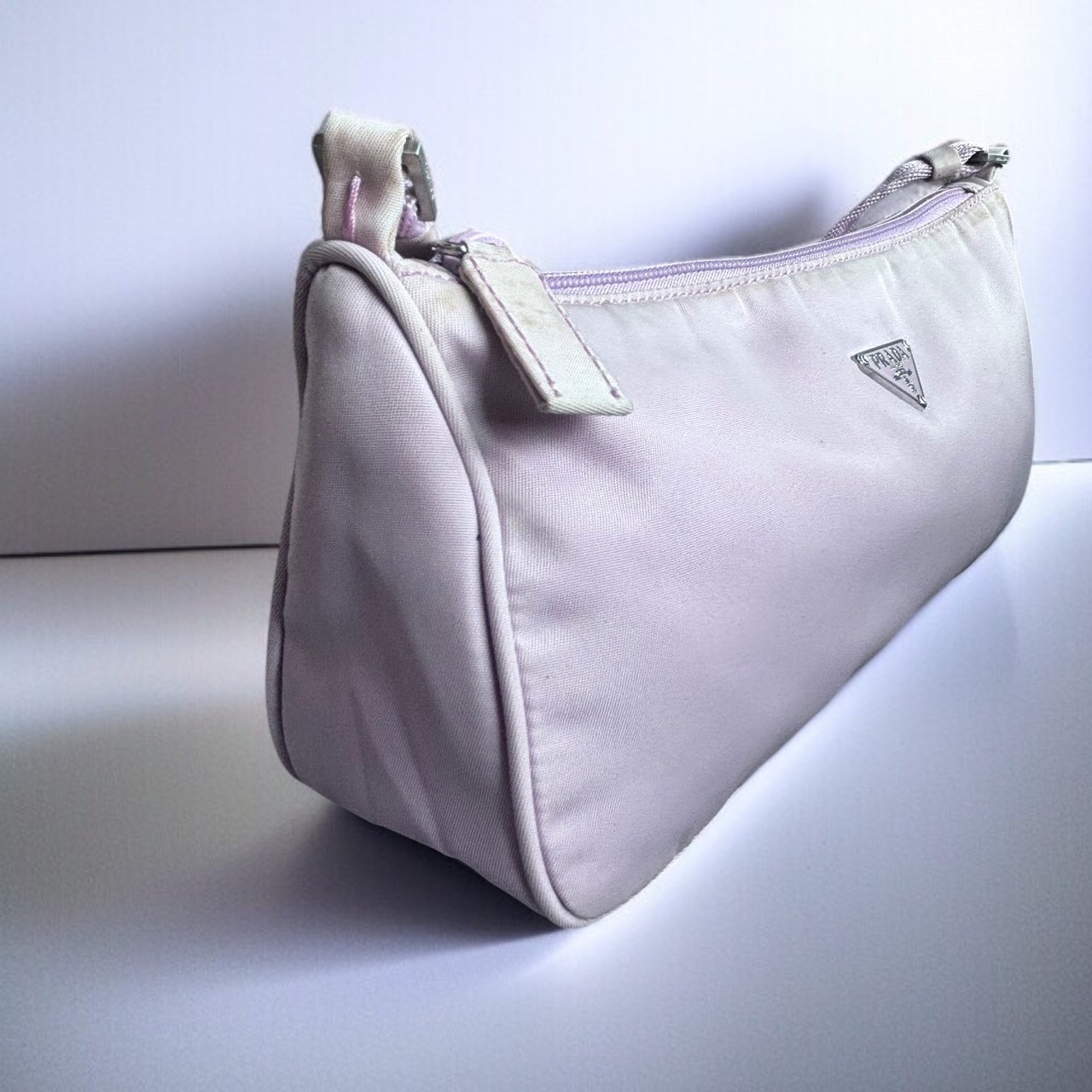 Prada Accessory Pouch Handbag Authentic Pink