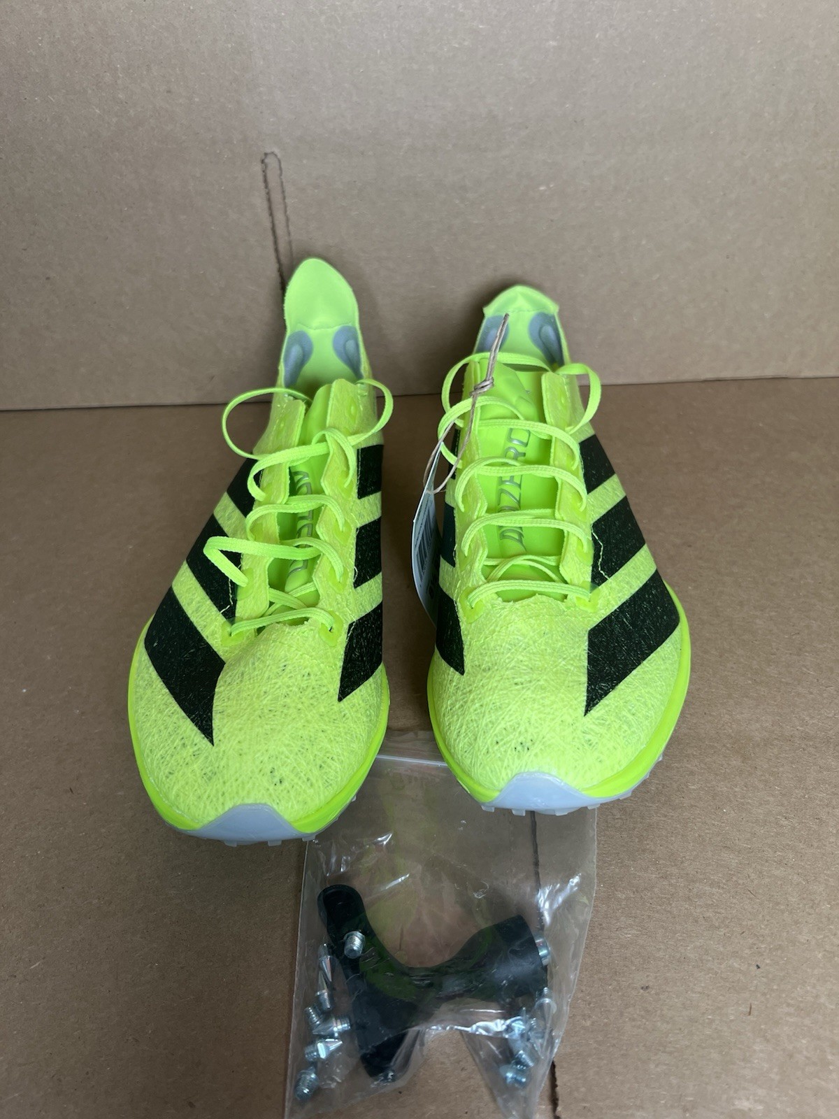 Adidas Adizero Prime SP 3 Strung Lucid Lemon Black IH5800 Men 8.5 / Women 9.5