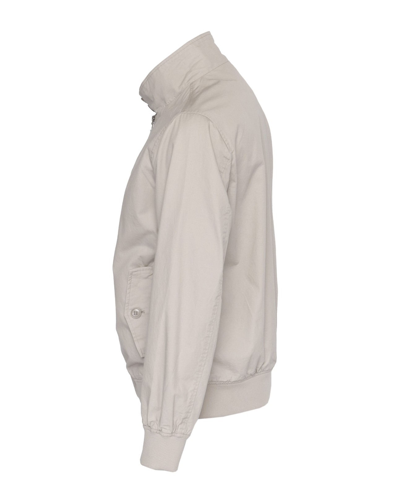 NWT EZZELINO BOMBER JACKET cotton dove-grey solid luxury Italy 62 5XL