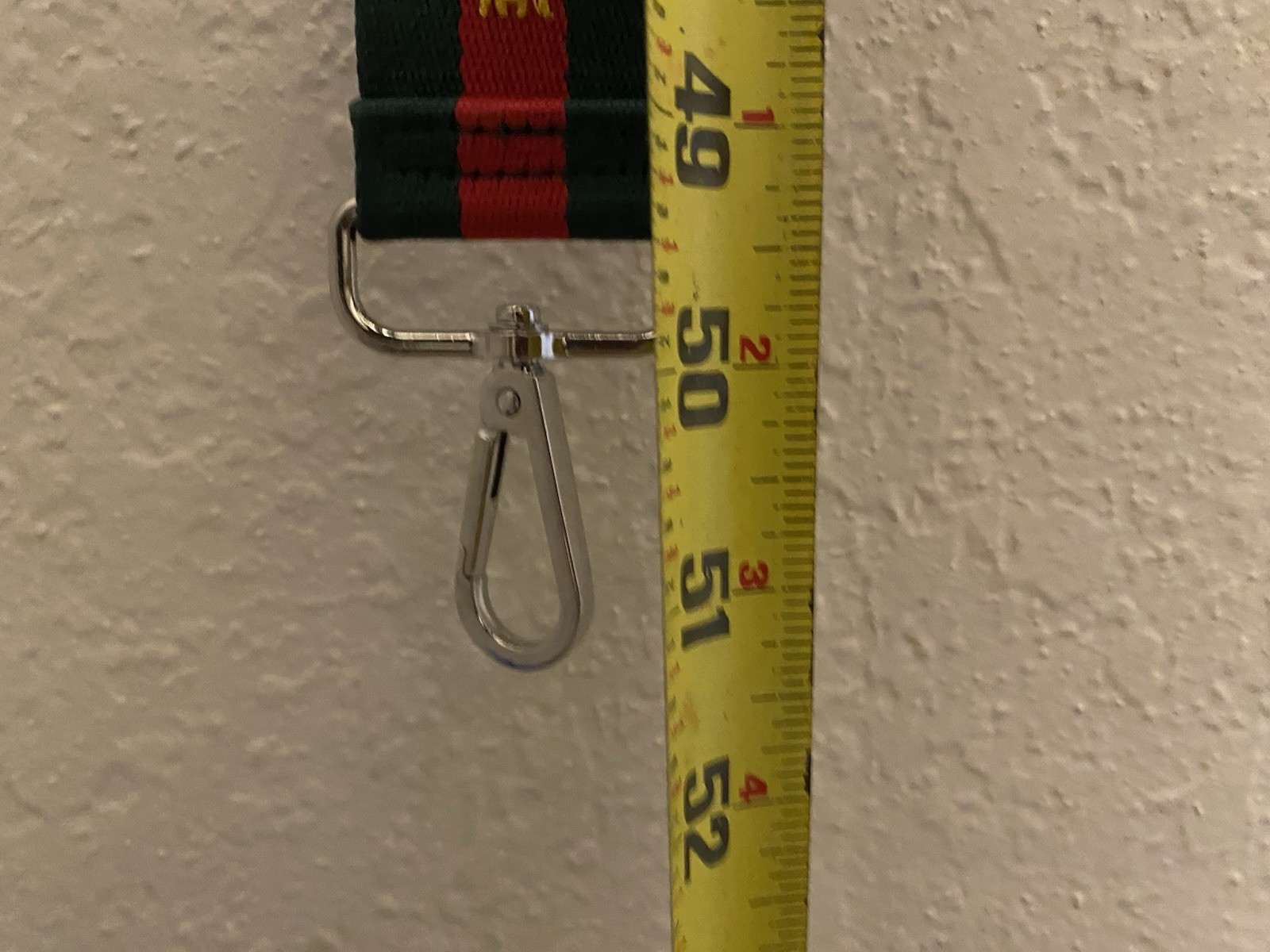 Green And Red Striped Replacement Strap With Gold Bee Accents
