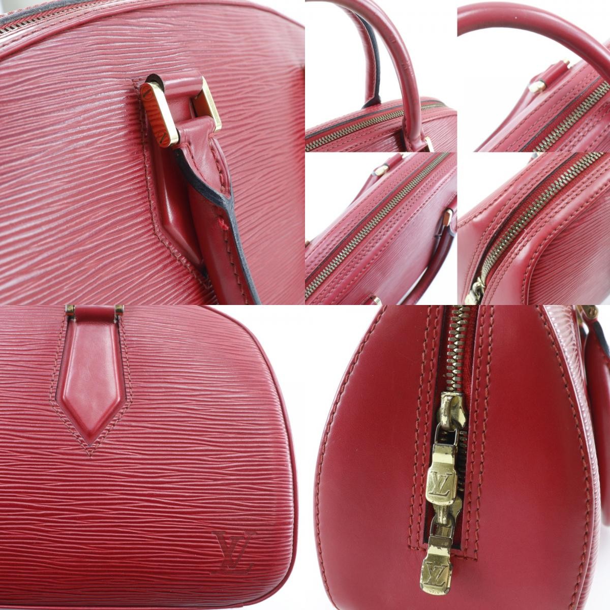 LOUIS VUITTON Jasmin Handbag M52087 Castilian red Red Epi Leather Women