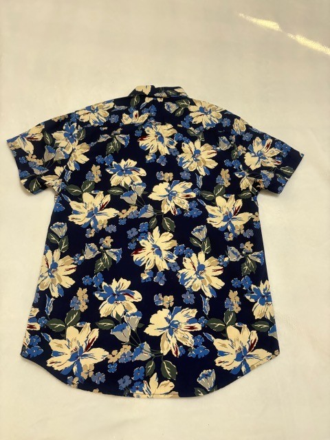 Denim & Flower Ricky Singh Hawaiian Shirt Mens Mediun Paradise Button Up S/S