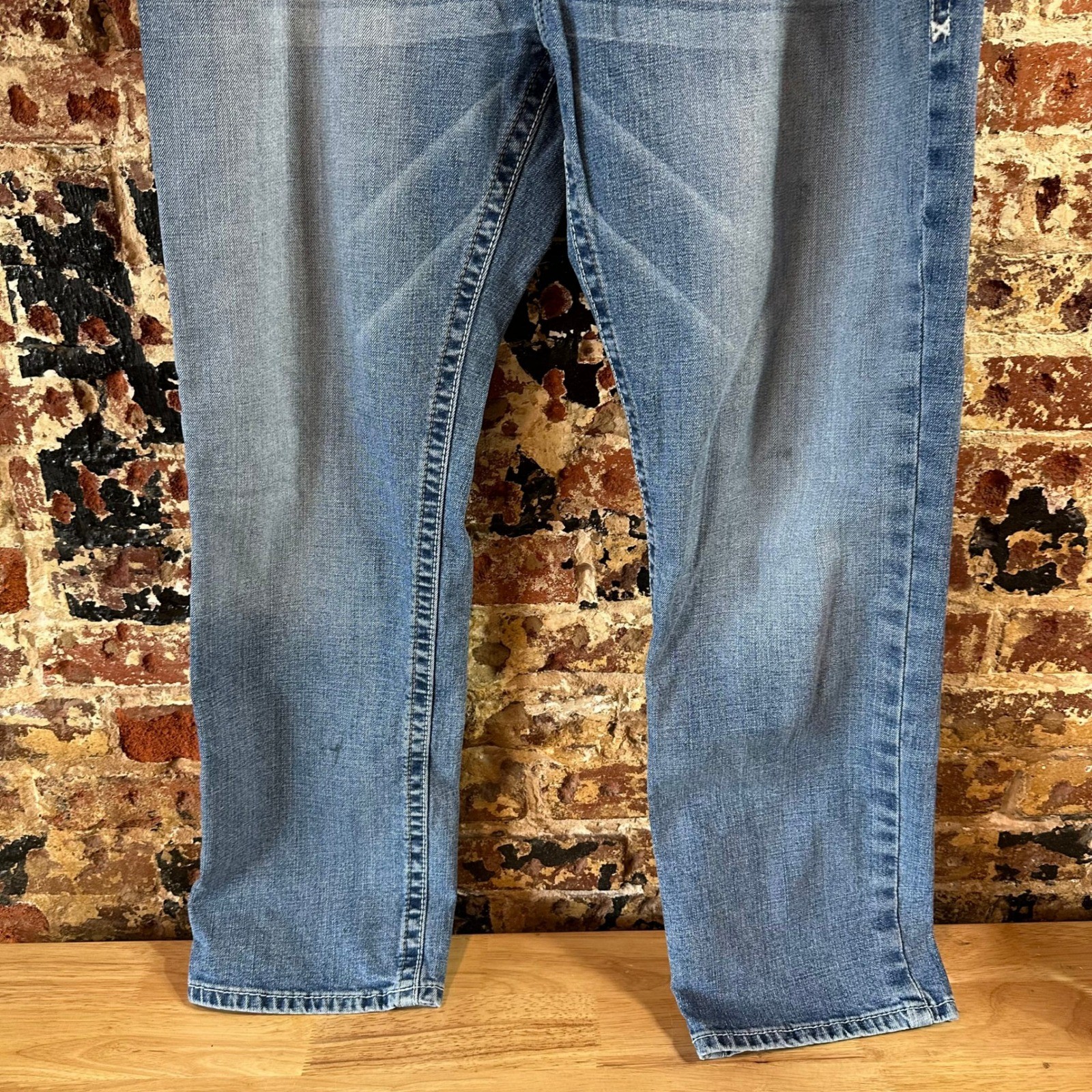 Ariat M2 Traditional Relaxed Fit Bootcut Blue Jeans Western Workwear Mens 36×32