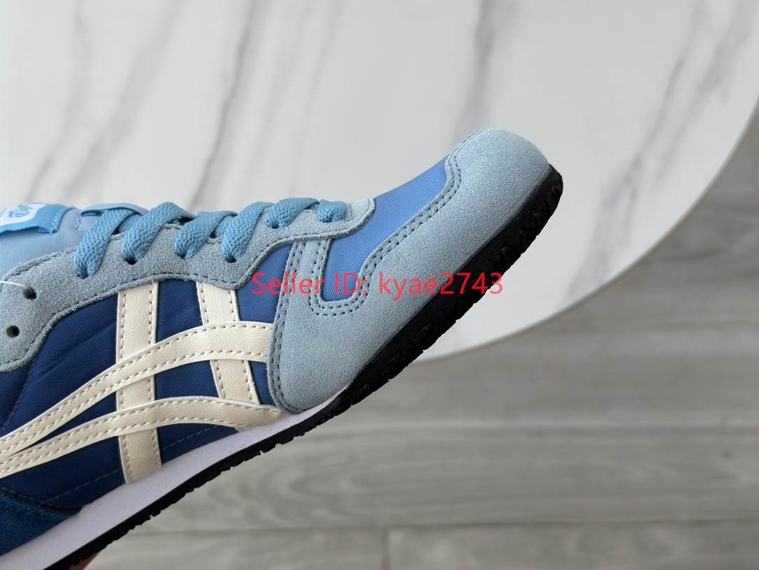Retro Onitsuka Tiger SERRANO Mens Womens Sneakers Blue/White 1183B400-405