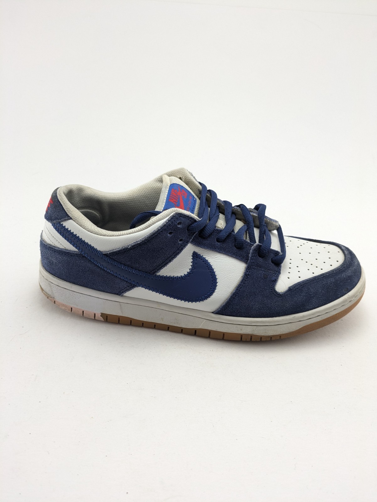 Mens Nike SB Dunk Low Dodger Blue Leather Basketball Shoes DO9395-400 Size 11