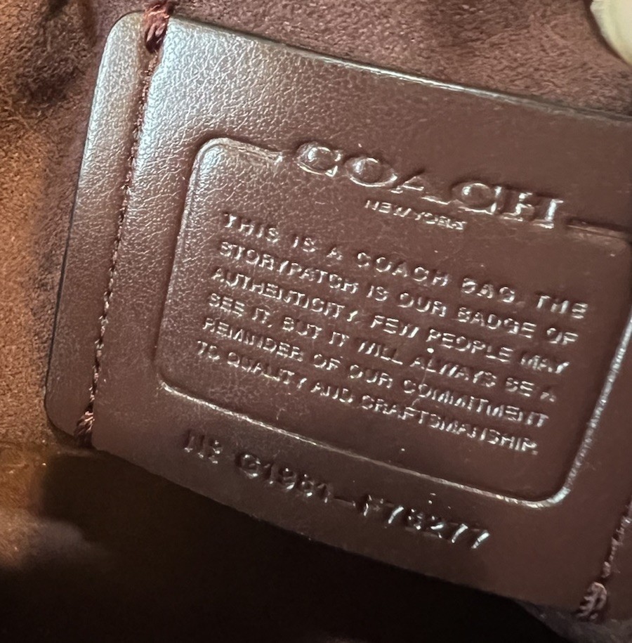 Coach Kay Turn Lock Crossbody Bag in Brown-Black from the Signature Collection