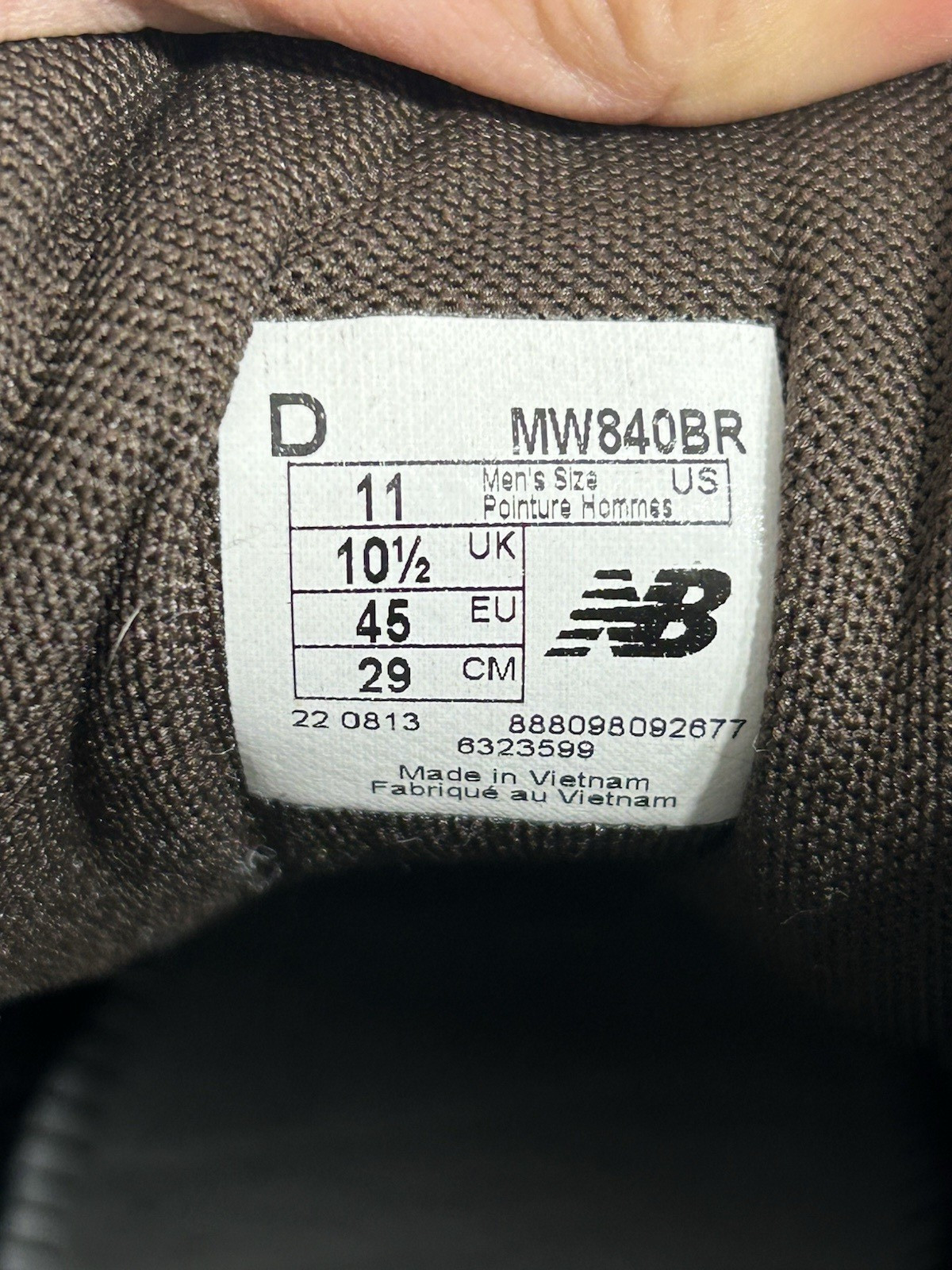 New Balance 840 Men’s Sz 11 M (D) Comfort Walking Shoes Sneakers Brown MW840BR