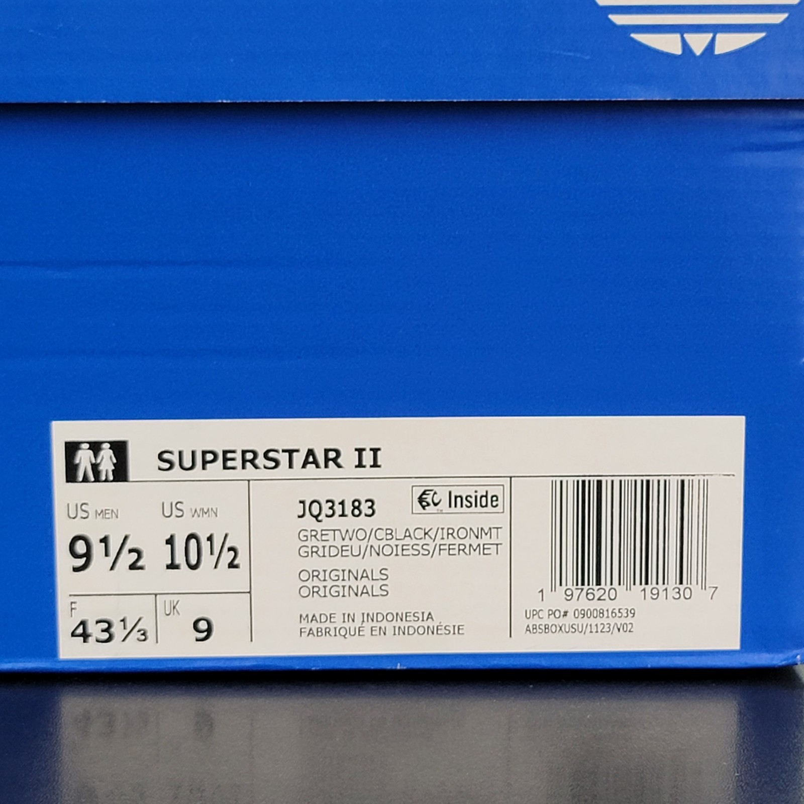 Adidas Superstar Men’s Size 9.5 Athletic Shoes Gray Casual Footwear Sneakers